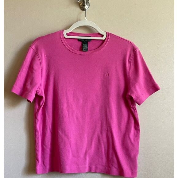 Lauren Ralph Lauren pink shirt -large - Picture 1 of 7